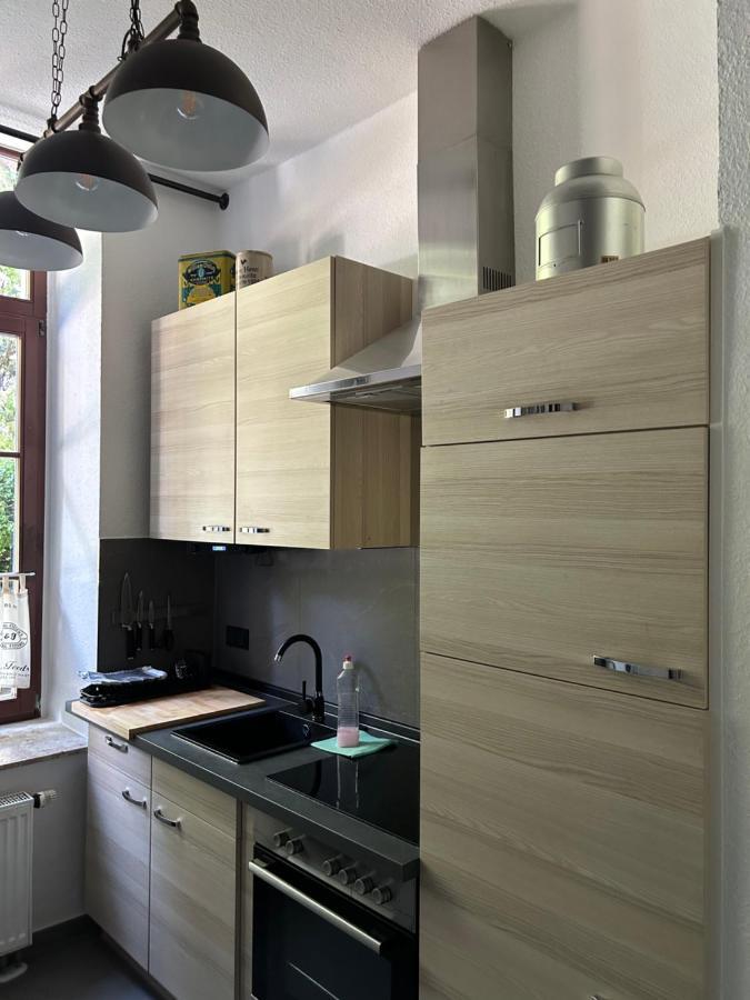 Ruhige Wohnung Im Fabrikstil In Chemnitz Eksteriør billede